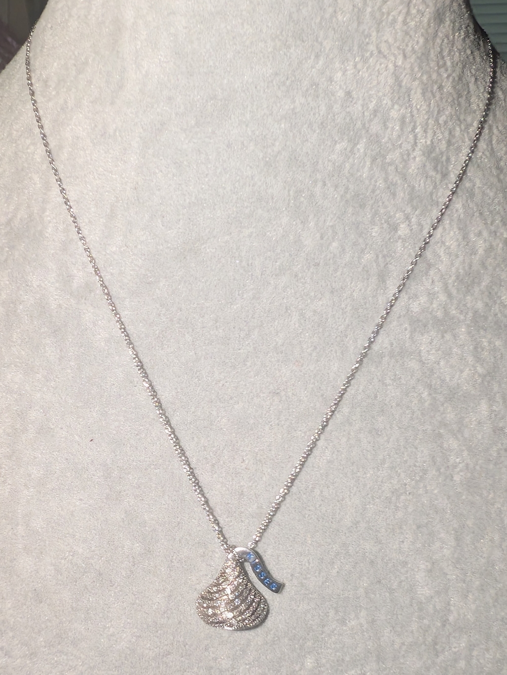 925 Hershey Kisses Women's Sterling Silver Necklace